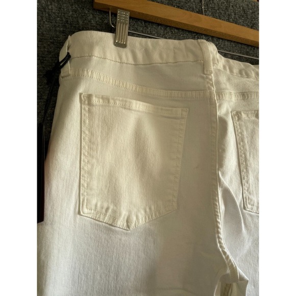 Jen7 by 7 For All Mankind 10 Bootcut Jeans WHITE Slim READ* - Picture 8 of 11